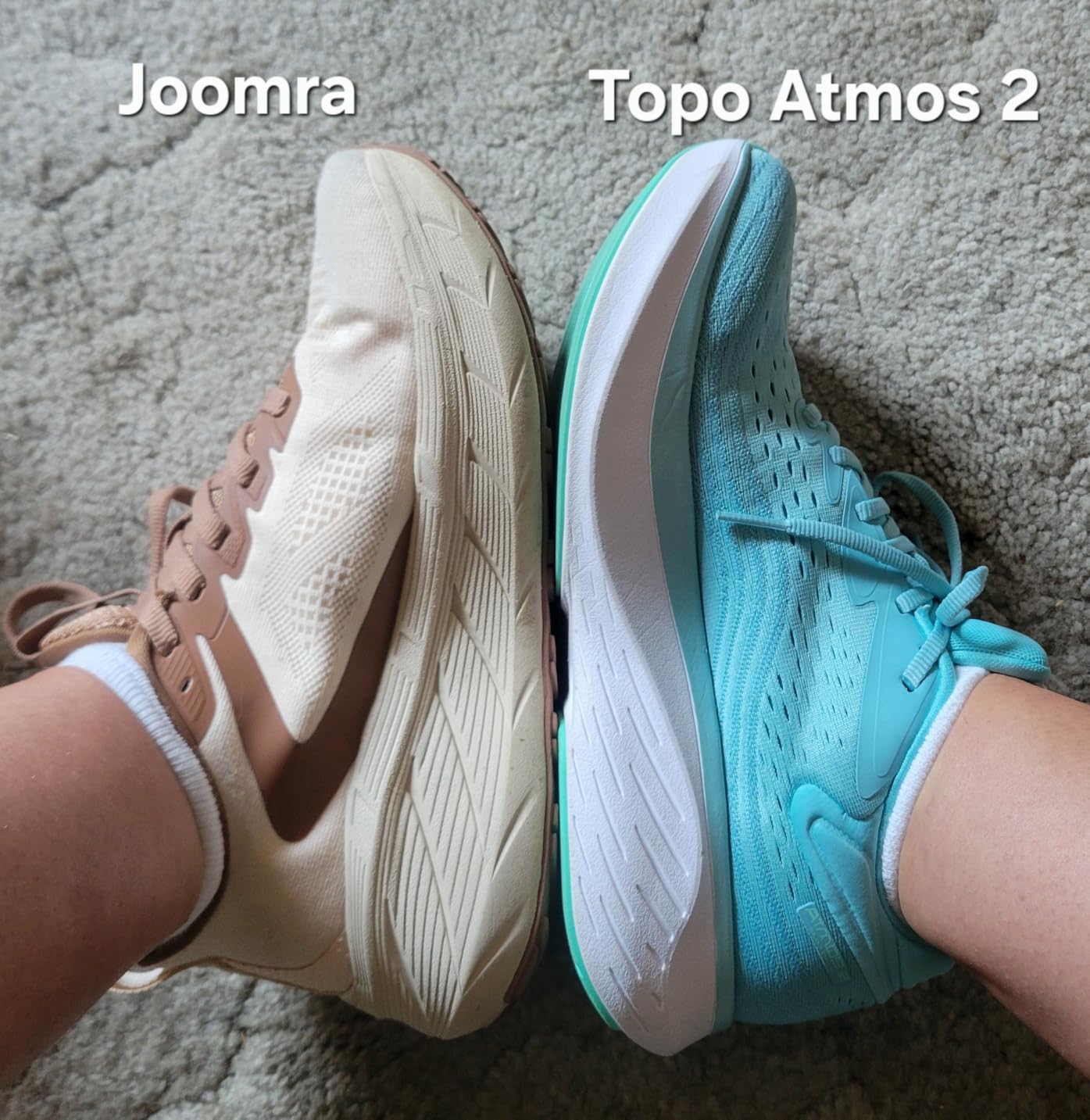 Women's Wide Toe Box Shoes Thick Cushioned Sole Running Sneakers customer photo 1