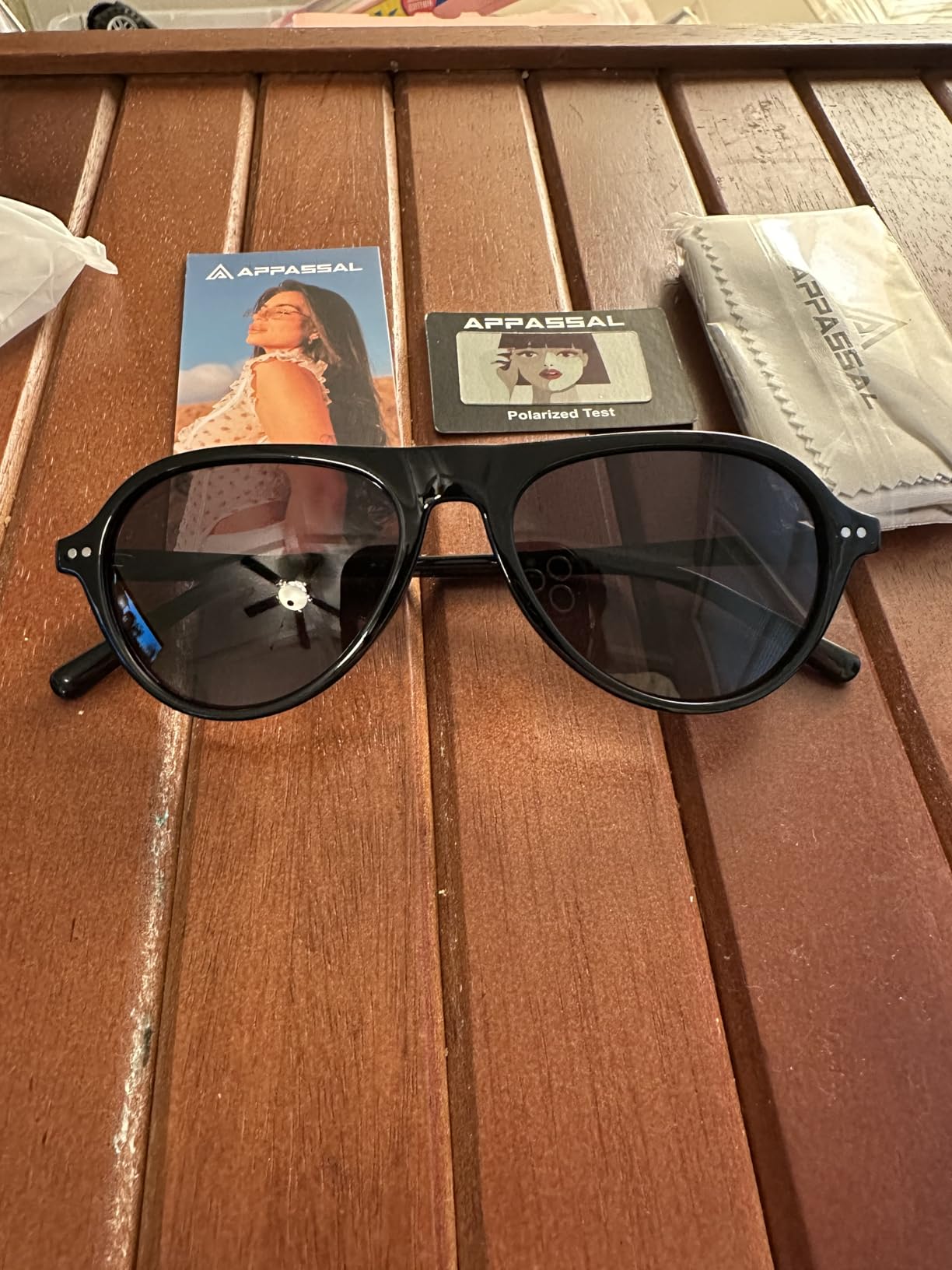 Appassal Small Polarized Aviator Sunglasses Women Men AP3798 customer photo 2