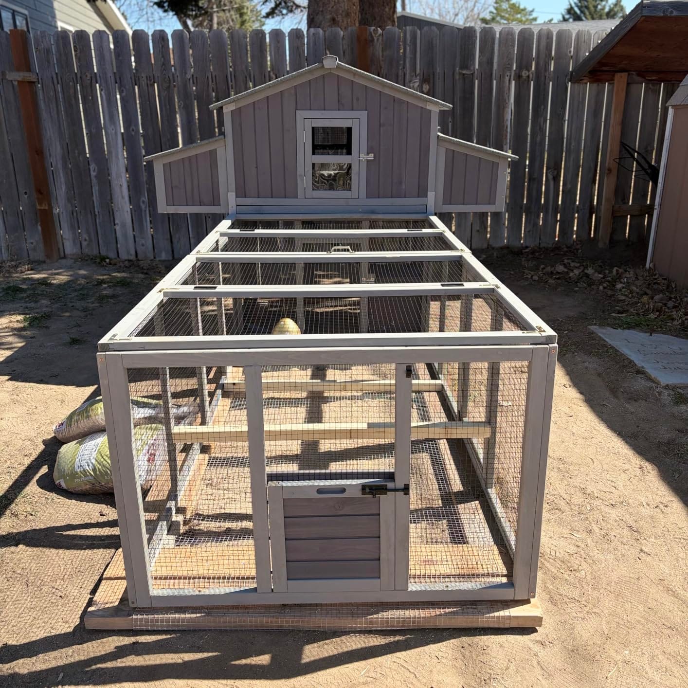 Aivituvin Extra Large Chicken Coop with Run for 6-10 Chickens, Weatherproof customer photo 1