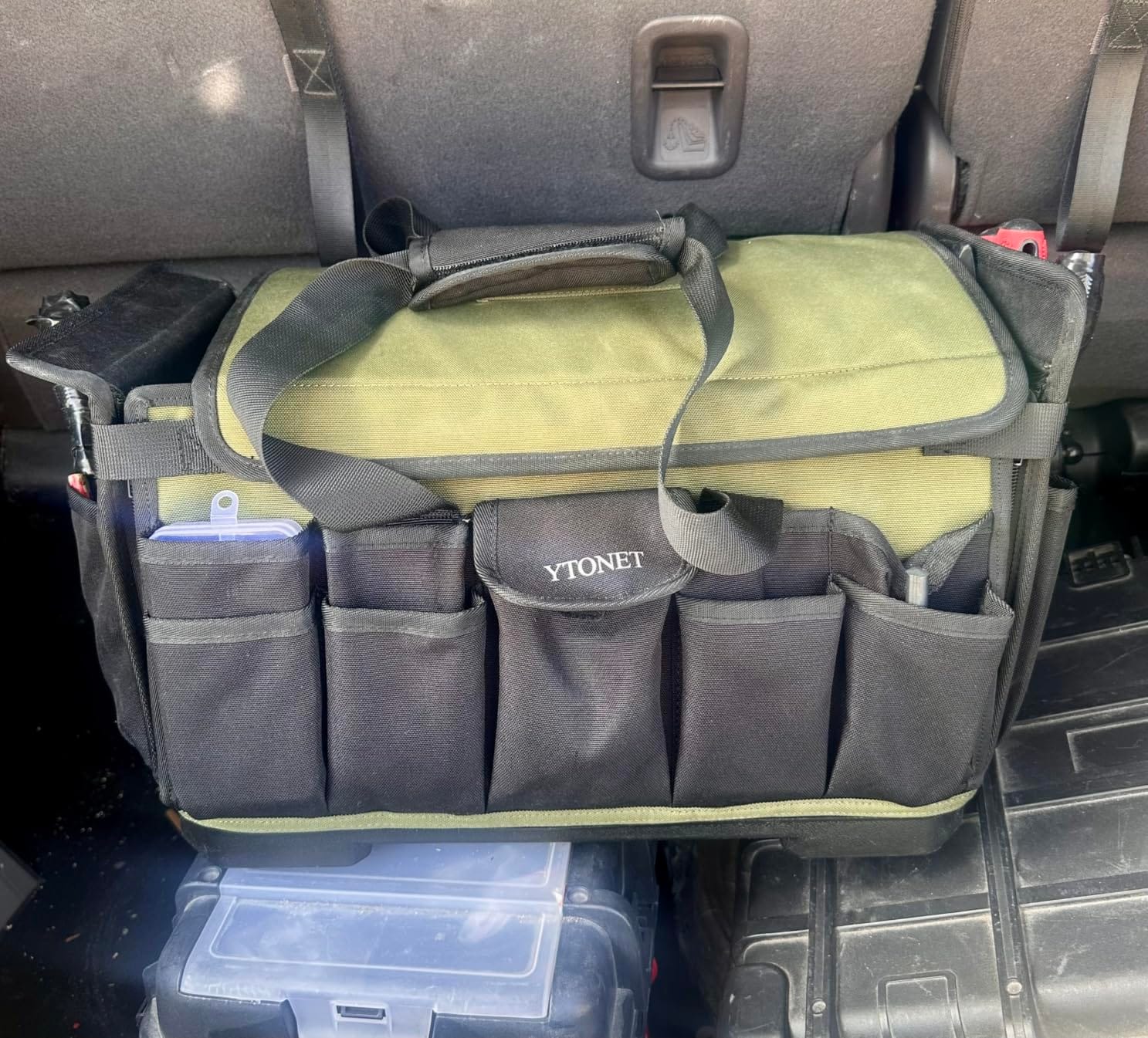 Heavy Duty Tool Bag 18-Inch, Tool Bags for Men Toolbox Organizer Tote customer photo 1