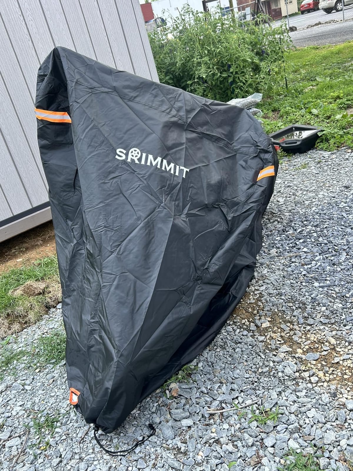 420D Motorcycle Cover Waterproof, Heavy Duty Nano Coating Rain UV,3XL customer photo 2