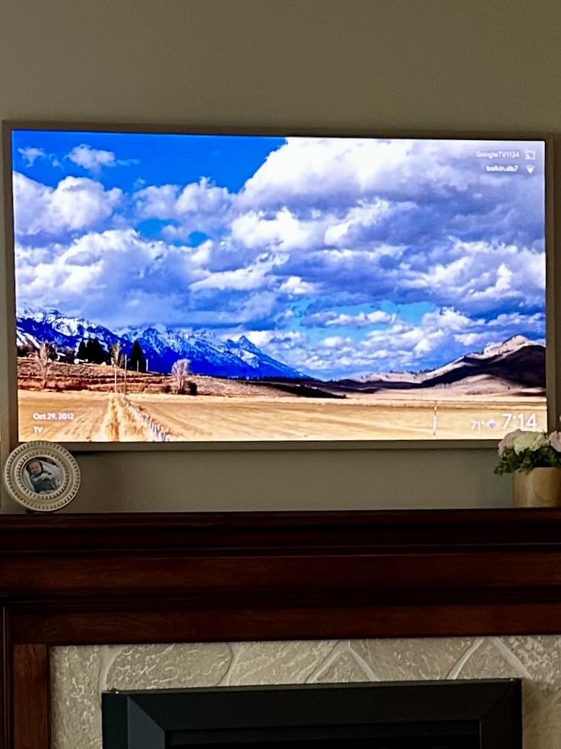 Hisense 75“ Hi-QLED S7 CanvasTV Series 4K UHD Google Smart Art TV (75S7SG, 2026 New) - 144Hz, Art Mode, Anti-Glare Panel, Dolby Vision HDR, Hi-Matte Display, Frame & UltraSlim Wall Mount Included customer photo 1