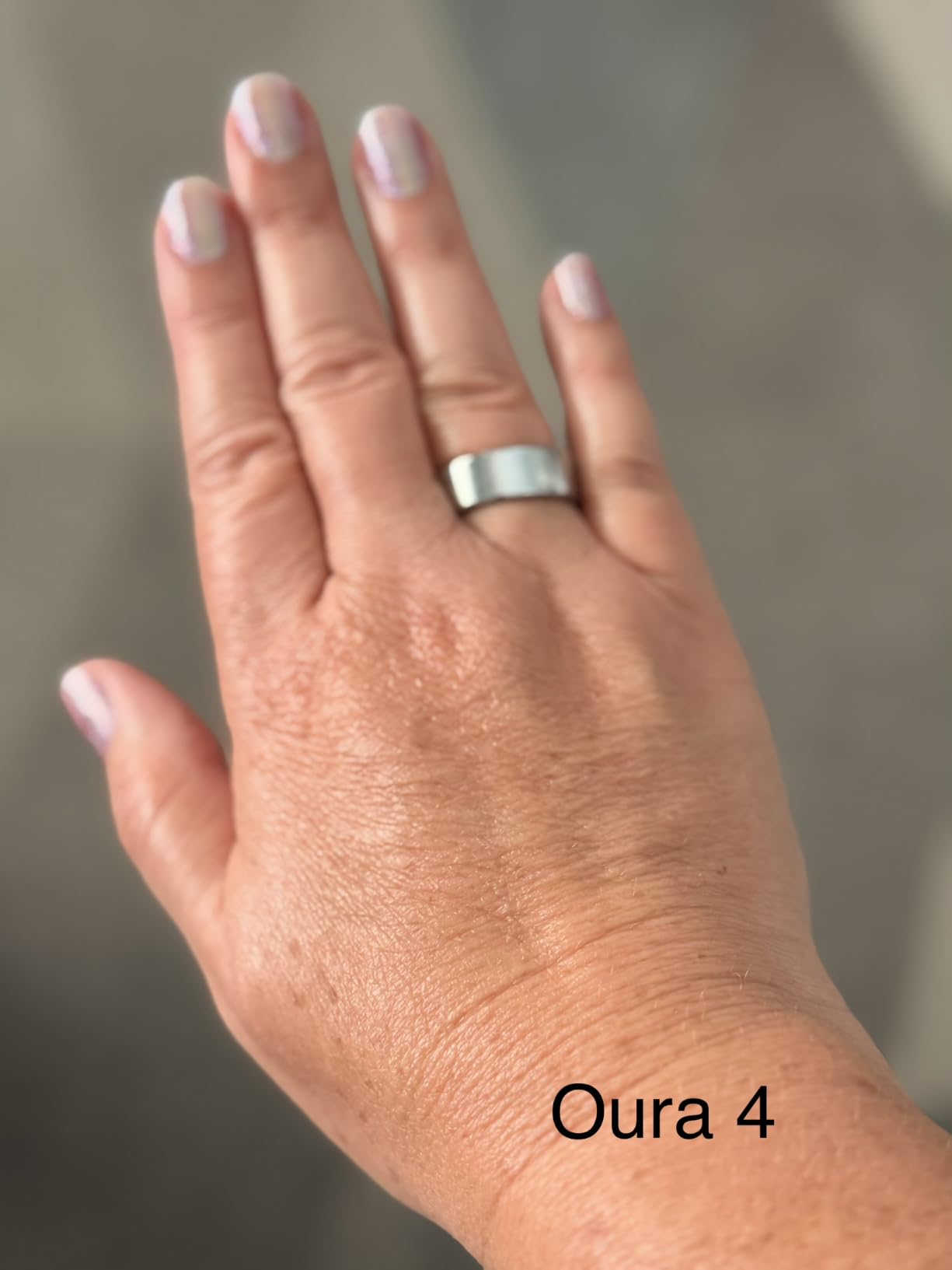 Oura Ring 5 Smart Wearable - Gold - Size 8 - Fitness & Sleep Tracker customer photo 2