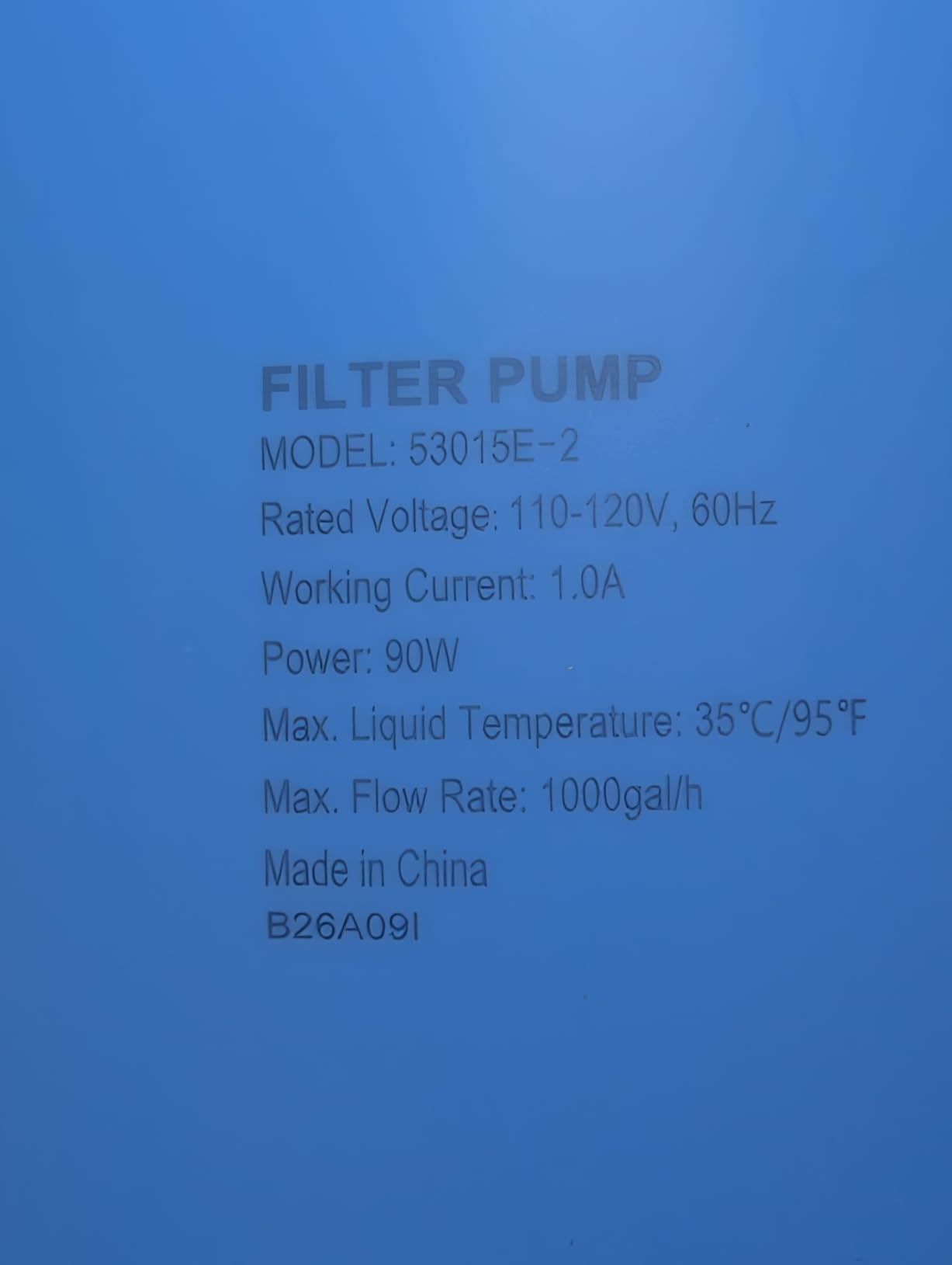 DeeprClean 1000 GPH Pool Filter Pump for Above Ground Pools with GFCI-Blue customer photo 2