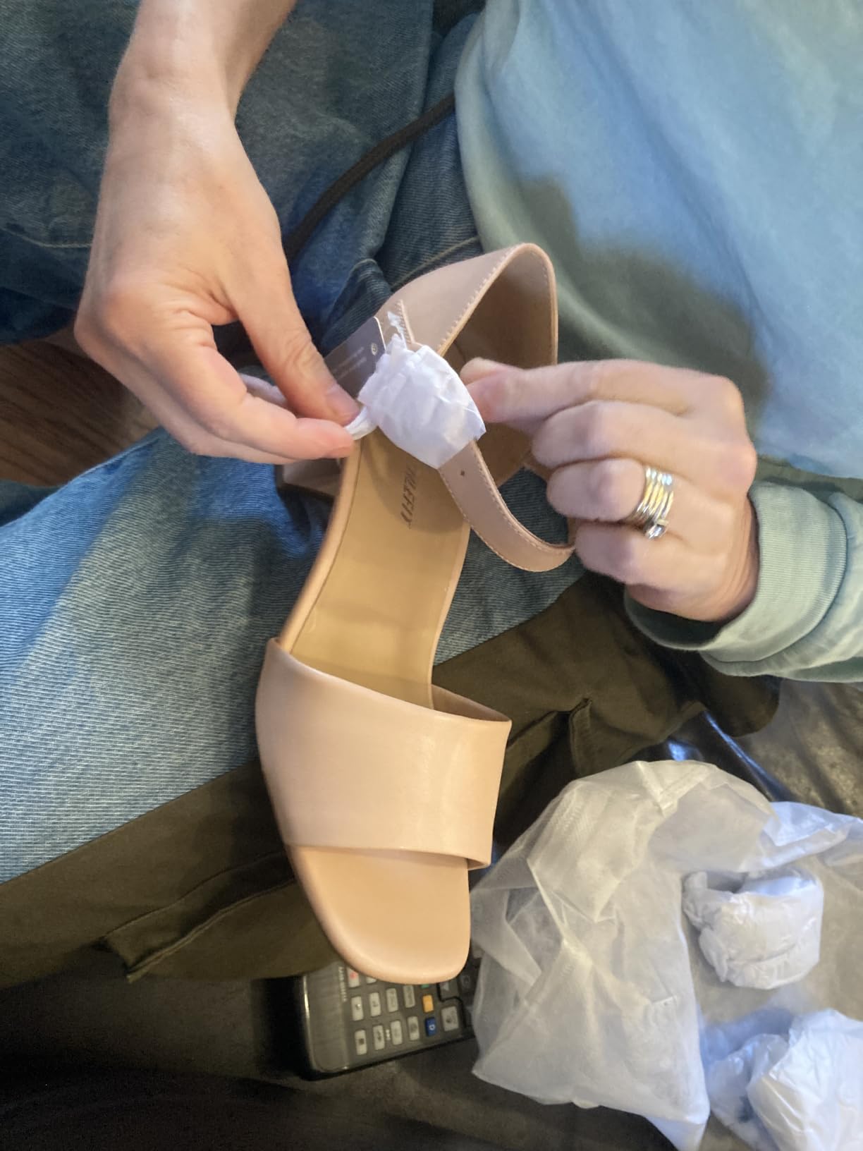 Women's Orthopedic Arch Support Chunky Low Heels customer photo 1