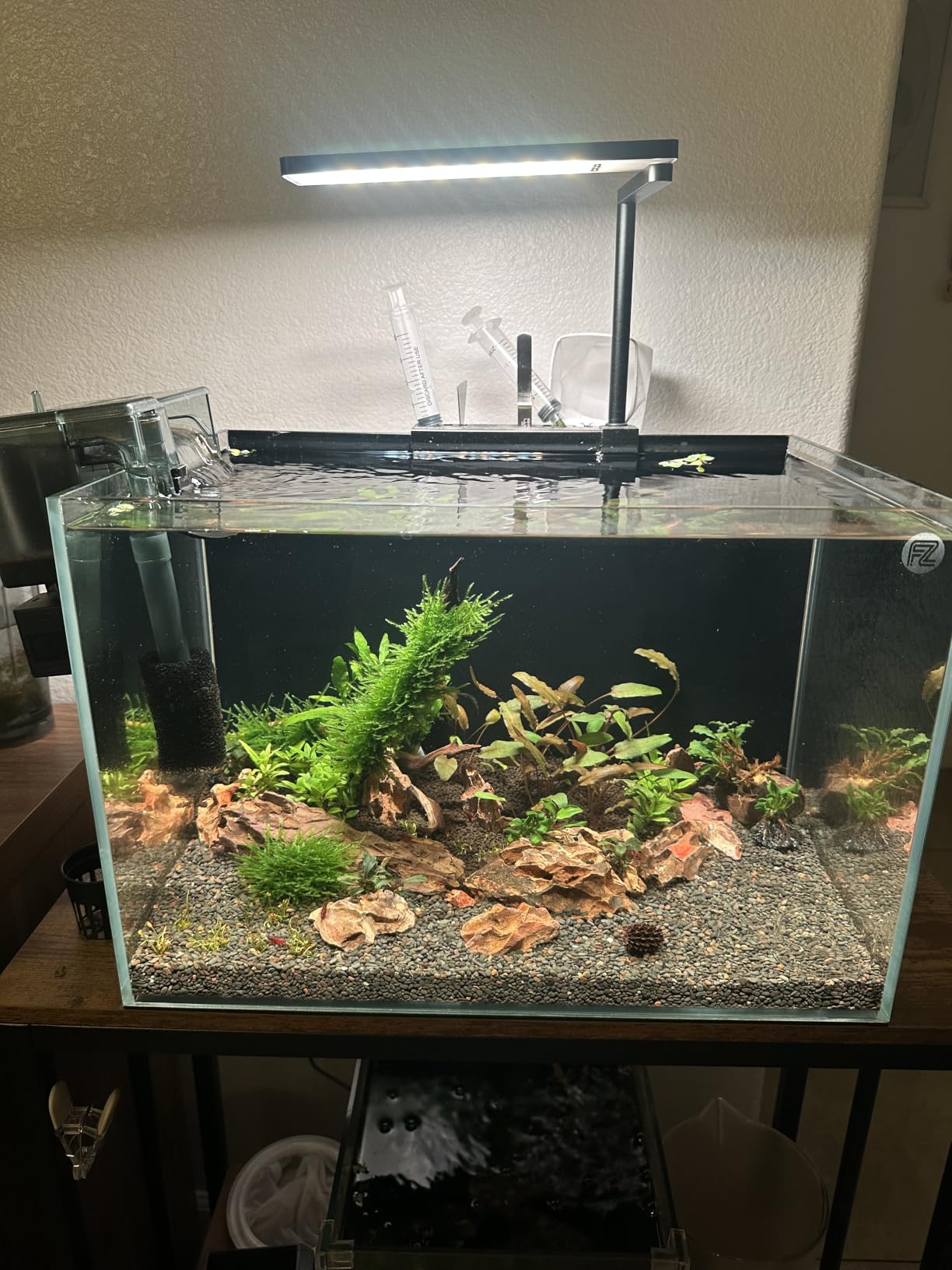 FZONE Solo Series Nano Aquarium Light for Saltwater and Reef Coral Tanks customer photo 2
