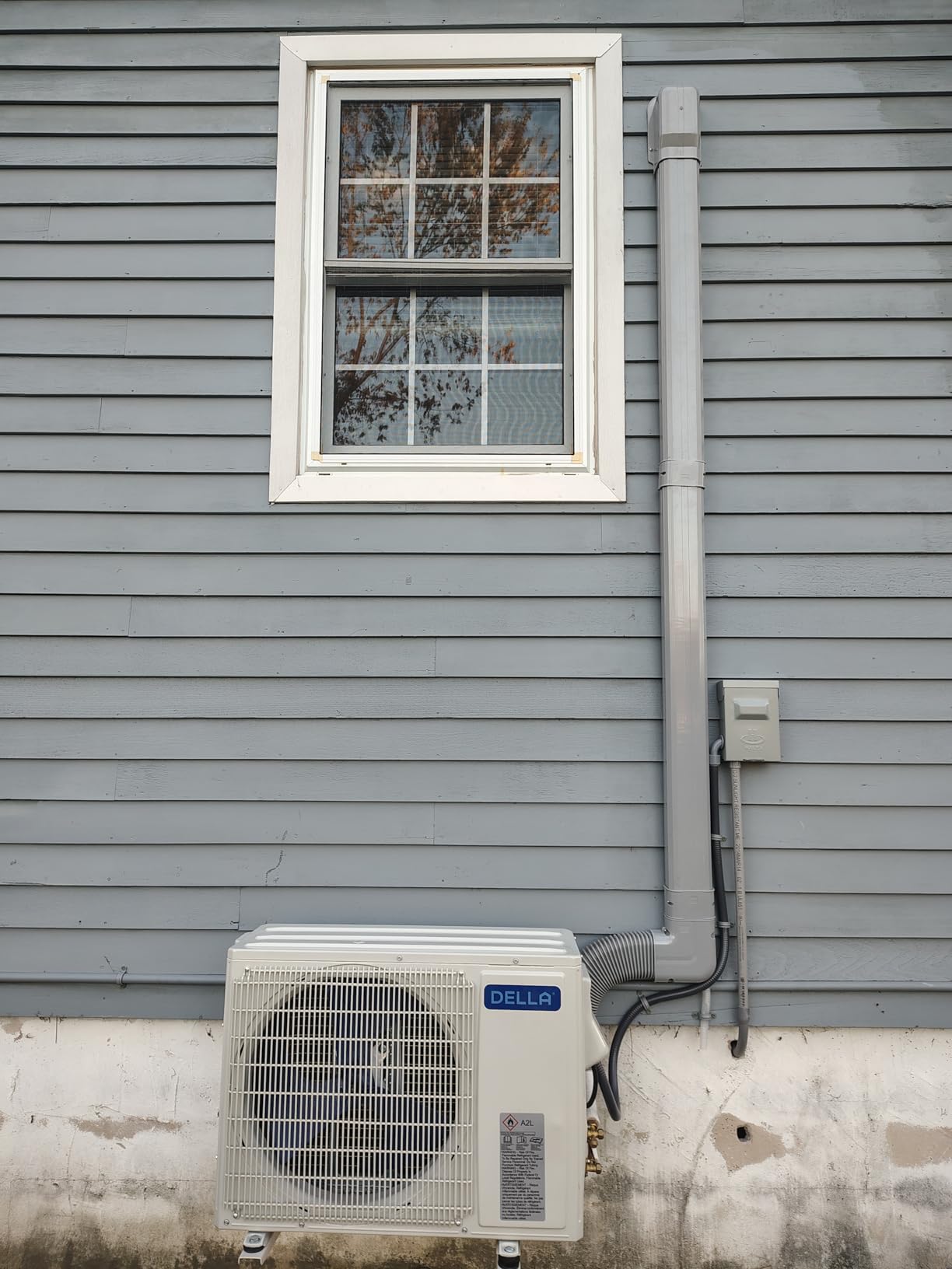 DELLA Serena Series 9000 BTU Mini Split AC, Energy Star 22 SEER2 230V, 0.75 Ton Inverter Heat Pump Ductless AC System for Rooms up to 400 Sq.Ft, WiFi & Alexa Control, Pre-Charged, 16.4ft Install Kit customer photo 2