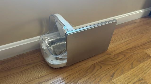 Microchip Pet Feeder - Rechargeable Selective-Automatic Cat Feeder with RFID & Microchip Recognition - Stainless Steel Bowl - Prevents Food Stealing in Multi-Cat Homes - for Wet and Dry Food customer photo 1