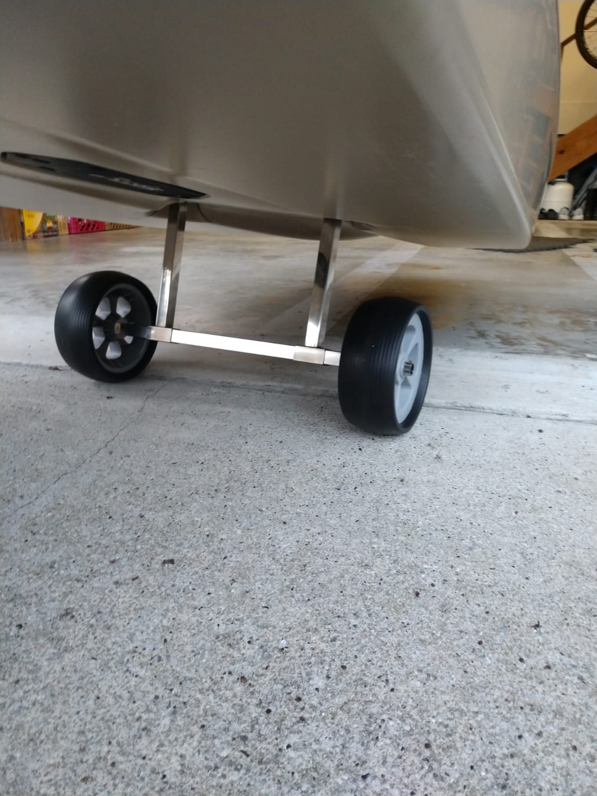 GanFindX Kayak Cart with Kayak Wheels, 240 lbs Heavy Duty Stainless Steel customer photo 1