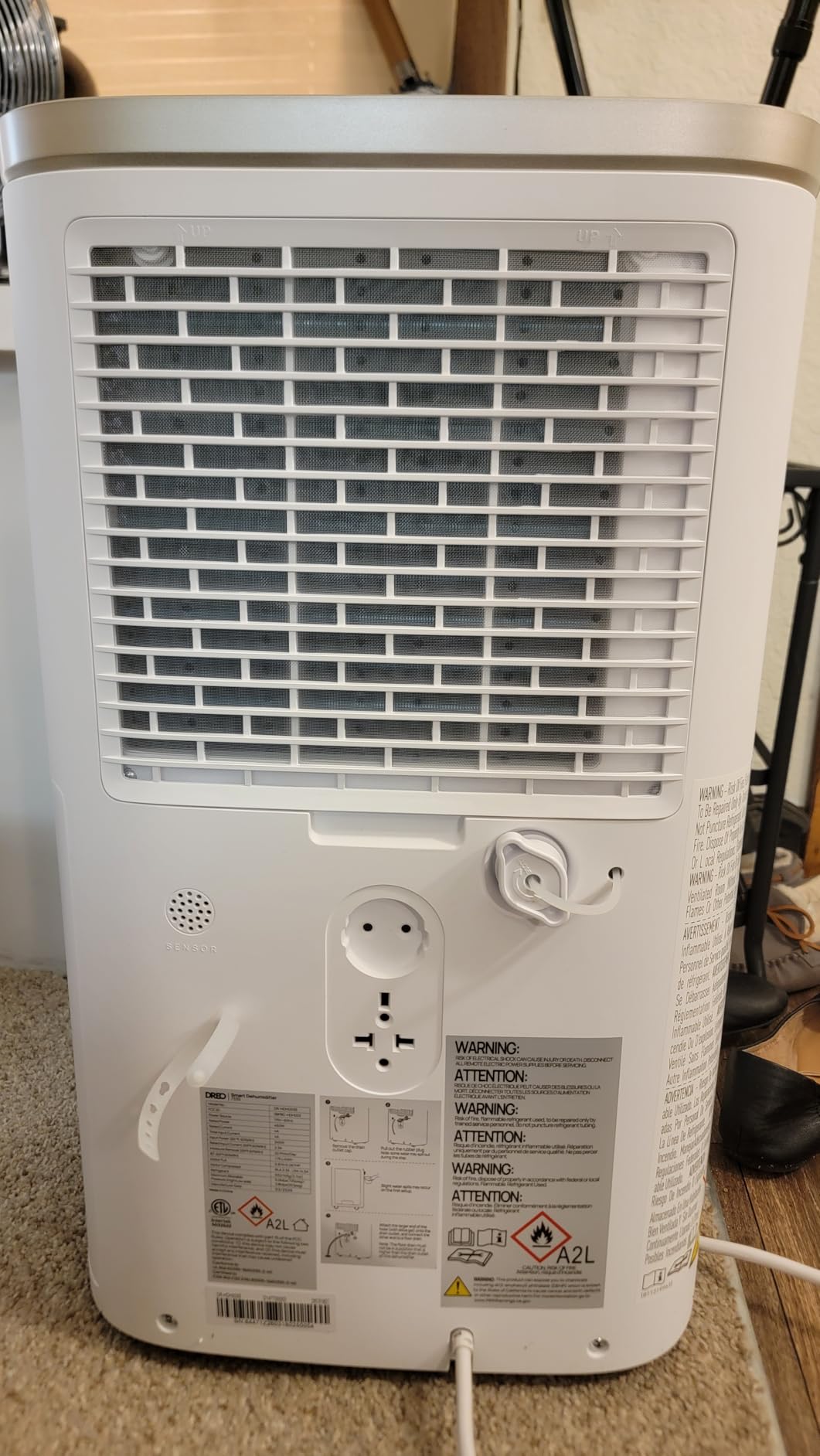 DREO Energy Star 2025 Smart Dehumidifier for Basement, 1.85 Gal Water Tank customer photo 2