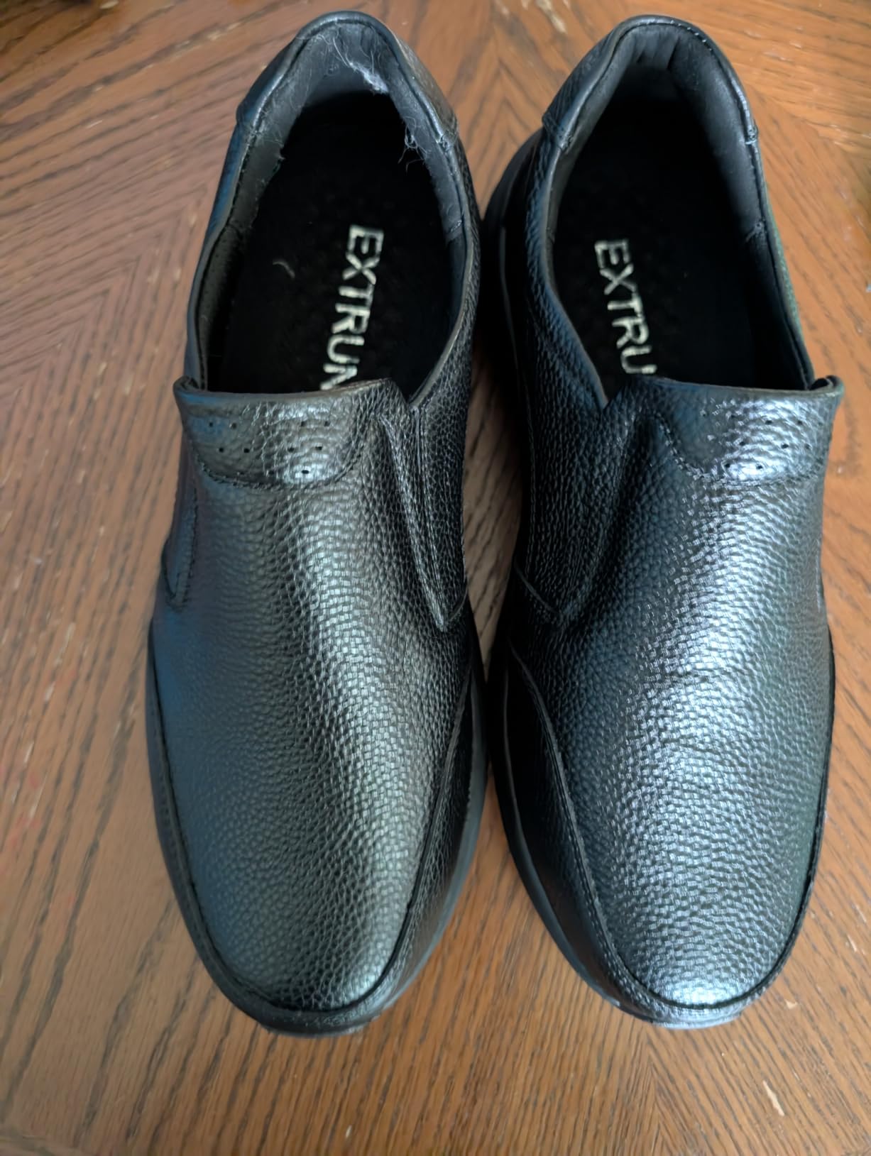 Men's Orthopedic Leather Dress Walking Shoes: Comfortable Arch Support Business Work Oxfords for Plantar Fasciitis, Orthotic Flat Feet Casual Fashion Sneakers for Foot and Heel Pain Relief customer photo 1