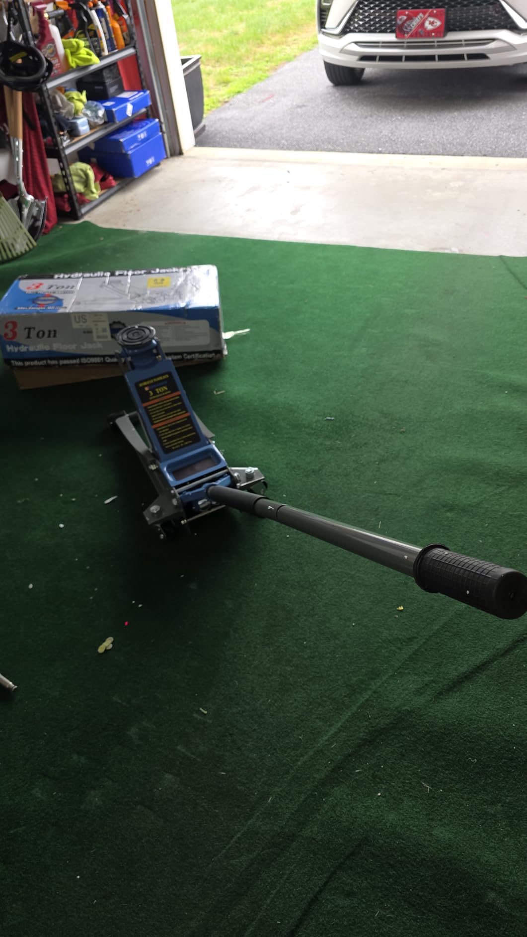 LARBANKE 3Ton Hydraulic Floor Jack,6600LBS Car Jack Lift Range:5.31
