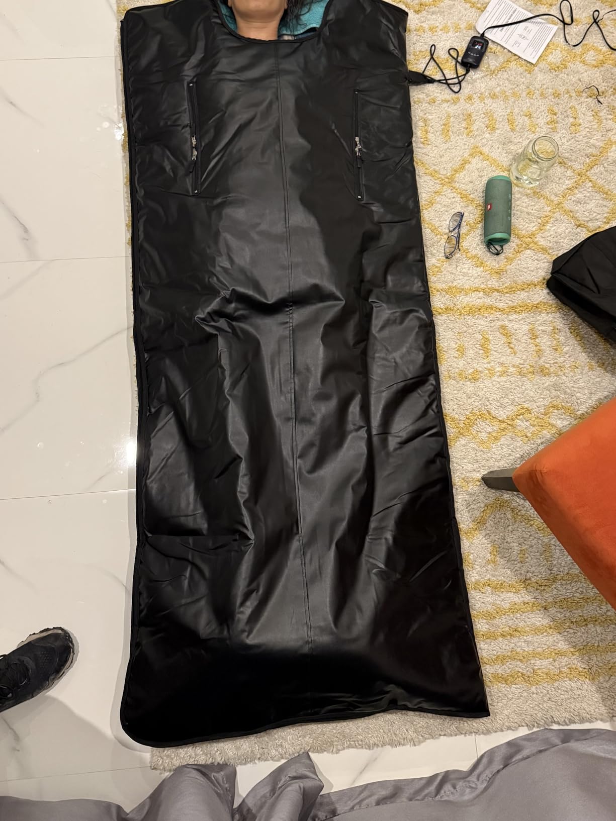 Infrared Sauna Blanket for Relaxation & Self-Care, Full Body Heat Therapy customer photo 2