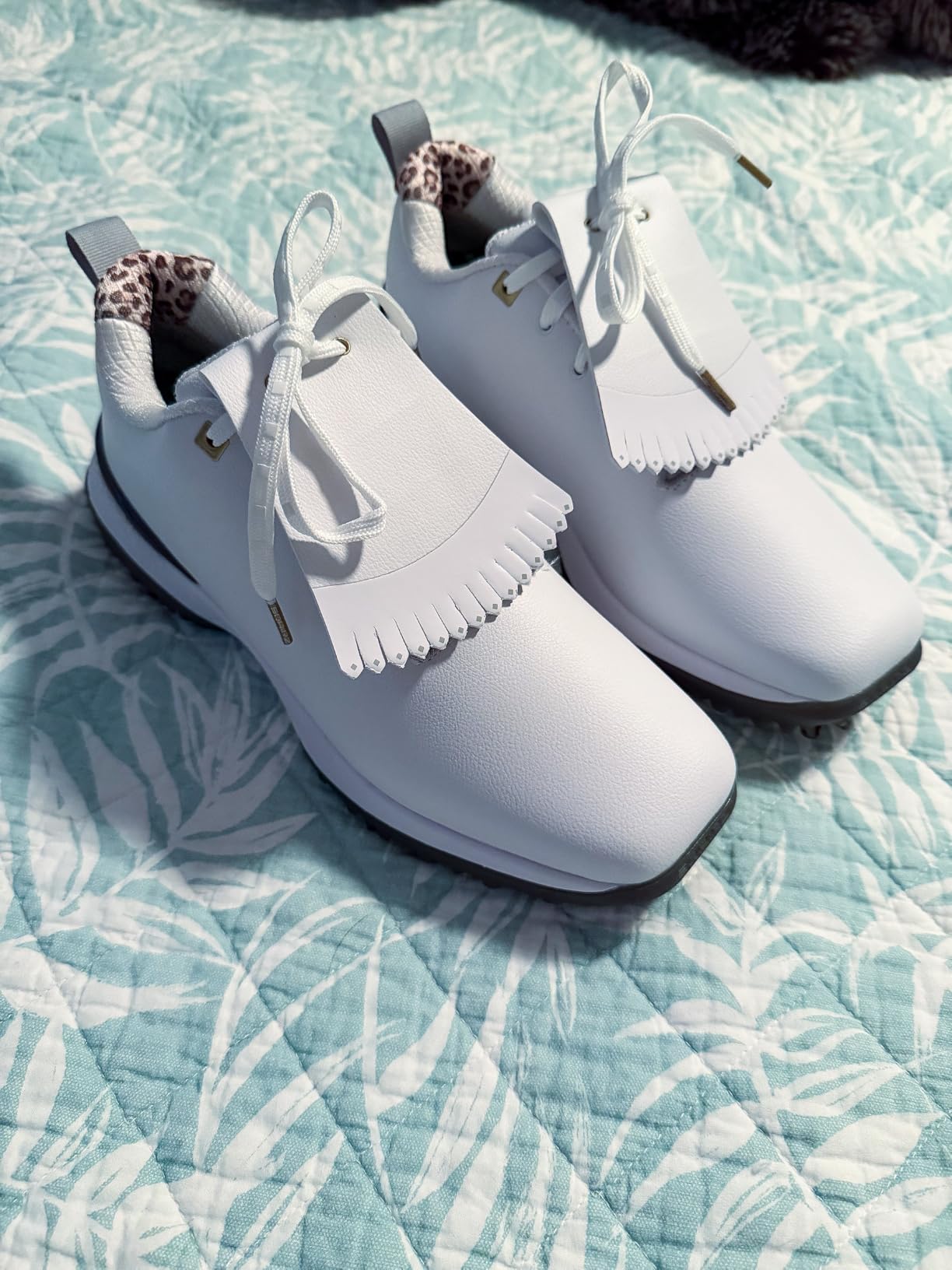 Ultra Tour-Lite Women's Spiked Golf Shoes Waterproof Lightweight Performance with Wide Toe Box customer photo 1