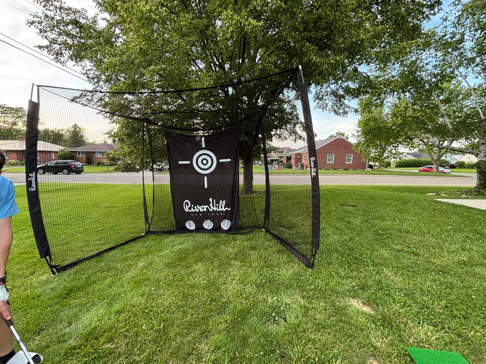 Golf Simulator Enclosure, Hitting Net with Impact Screen for Home Practice customer photo 1