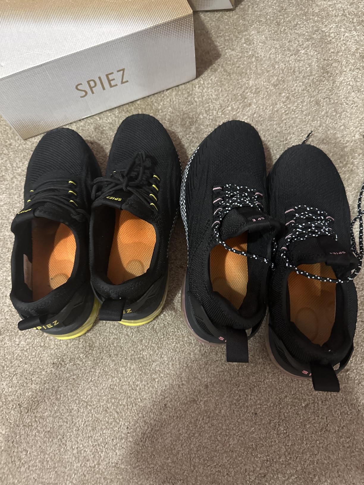 SPIEZ Composite Toe Safety Shoes for Men Women, Air Cushion Work Sneakers customer photo 2