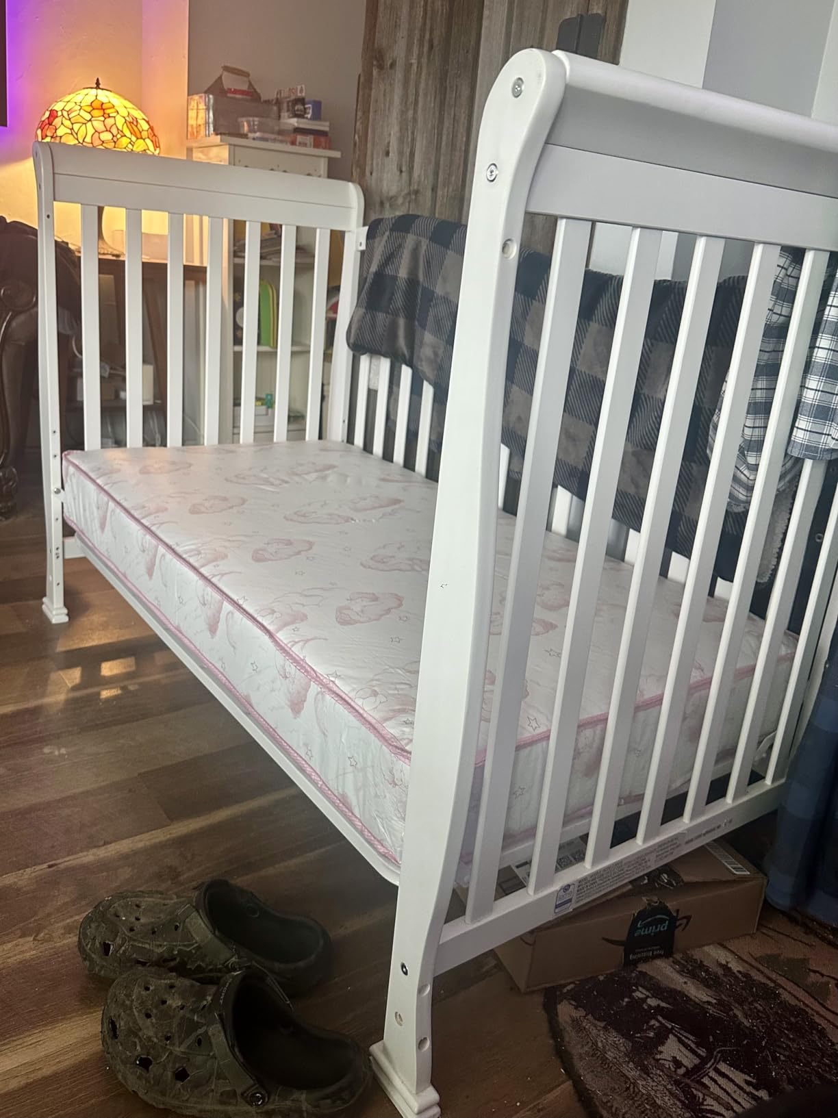 Dream On Me Twinkle Baby Crib Mattress, Reversible, Both Sides Usable for Infant & Toddler, Waterproof Cover, GREENGUARD Gold & BSA Certified, Fits Full-Size Crib & Toddler Beds, 52