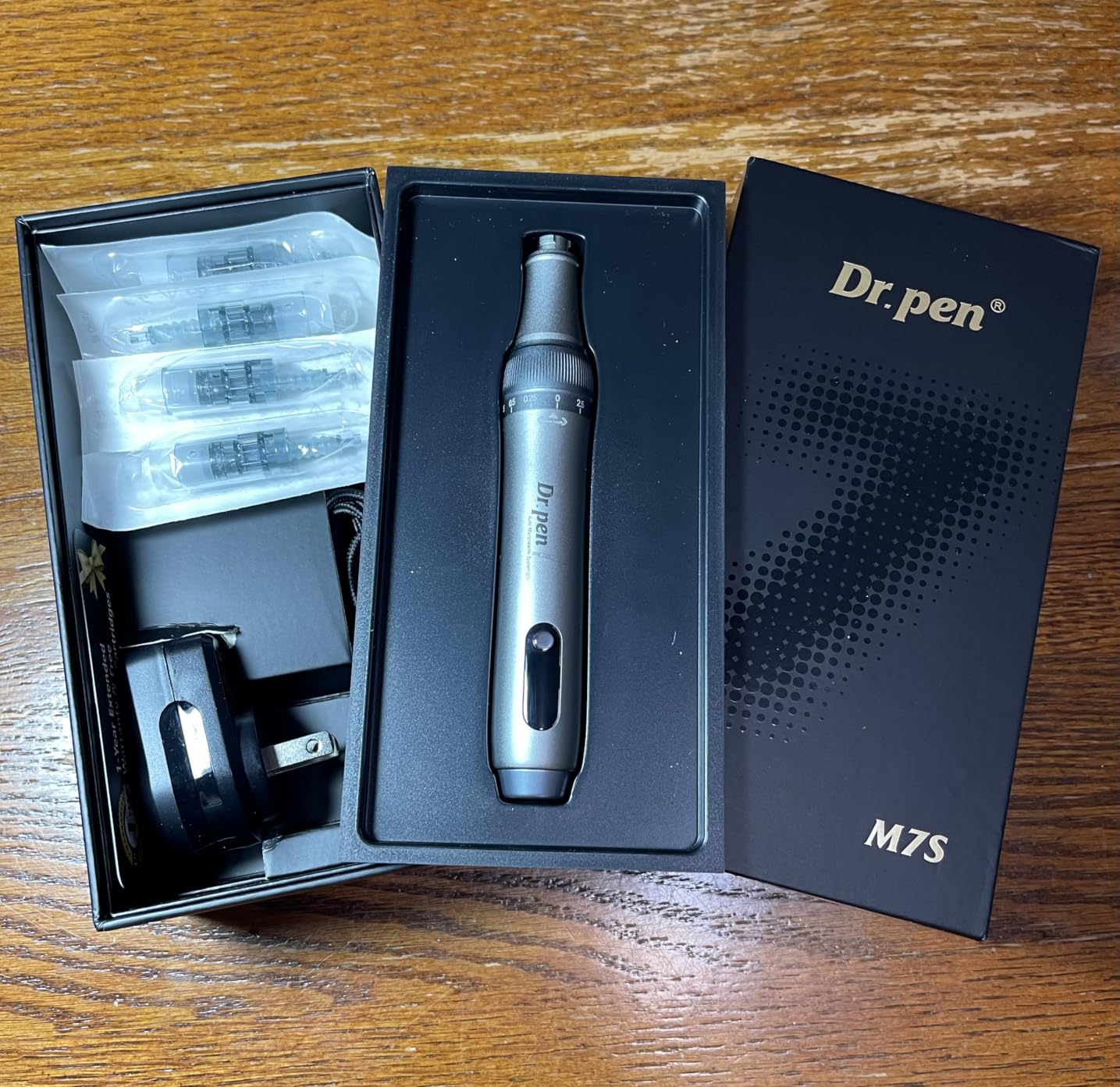 Dr pen M7S Microneedling Pen Microneedle Roller Pen 0.25mm for Home Use customer photo 2