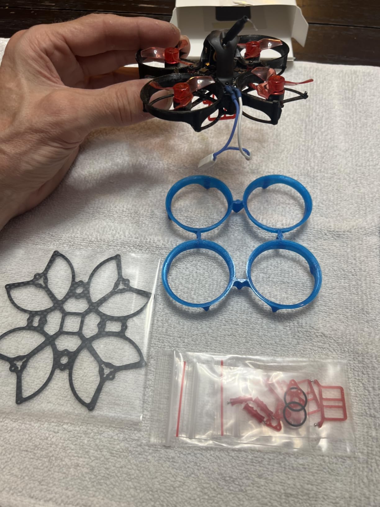 Happymodel Mobula7 1S 75mm Micro FPV Whoop Drone – 5-in-1 AIO Flight Controller with ExpressLRS 3.0, RS0802 20000KV Motors, 1S Whoop Quad for Indoor & Outdoor Freestyle, Mini FPV Drone (Drone) customer photo 1