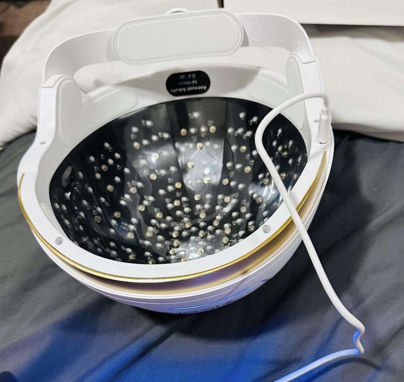 Hair Growth System: Red Light Therapy for Hair Growth Laser Cap - FDA Cleared Laser Therapy Device; Low Level Laser Therapy (LLLT) Device for Home Use, Hands-Free Portable Design customer photo 1