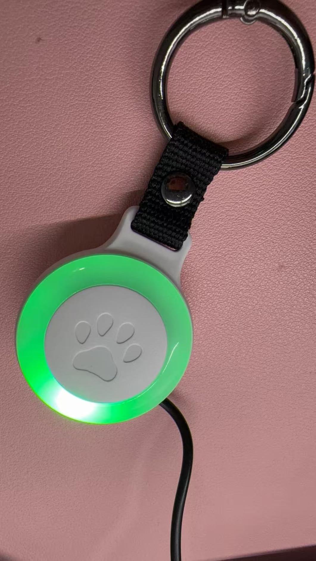 Pet Tracker for Dogs Cats, Location & LED Night Light Tag, No Monthly Fee customer photo 1