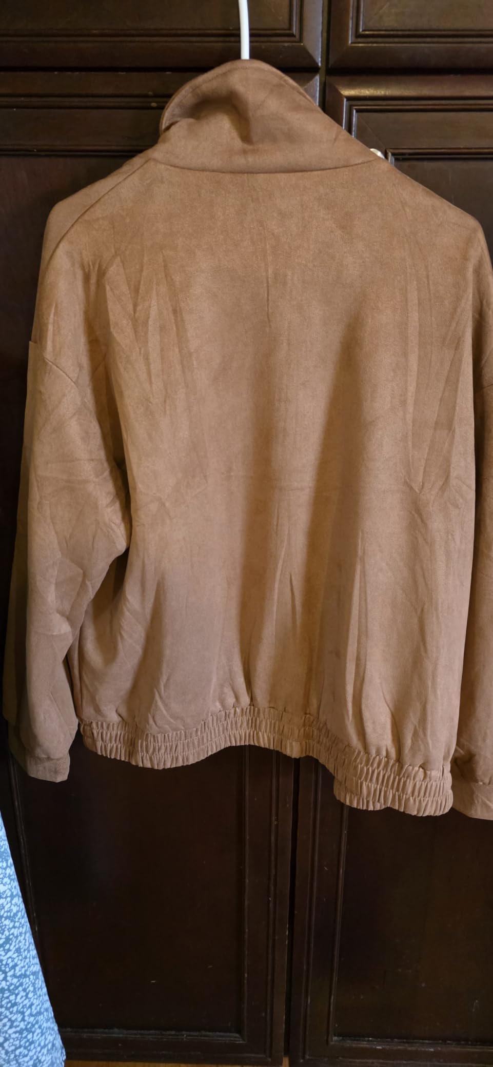 Dokotoo Jackets for Women Comfy Long Sleeve Faux Suede Jackets Warm Coats customer photo 1