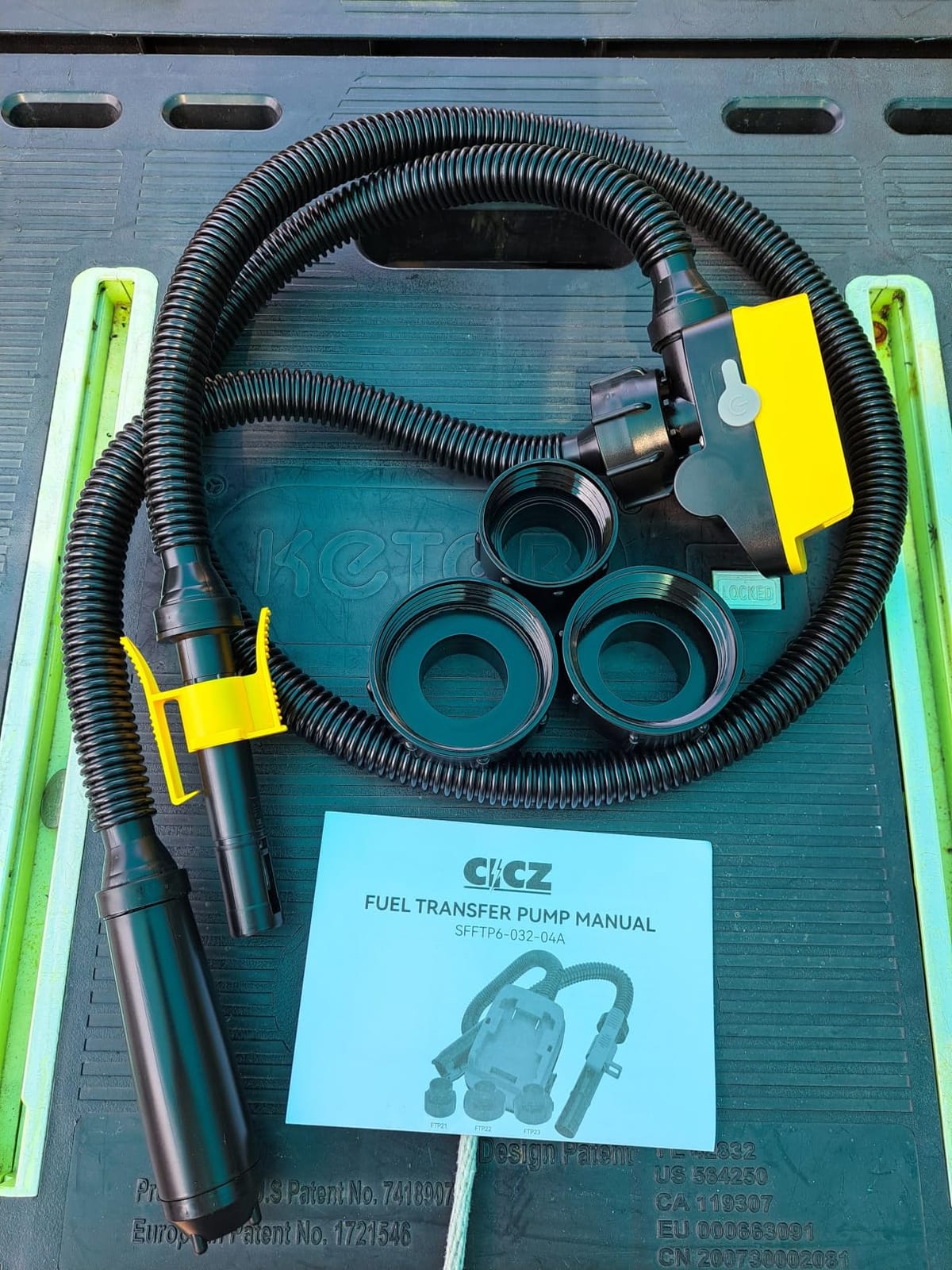 Electric Fuel Transfer Pump 3.8GPM Hand Nozzle (Bare Tool) customer photo 2