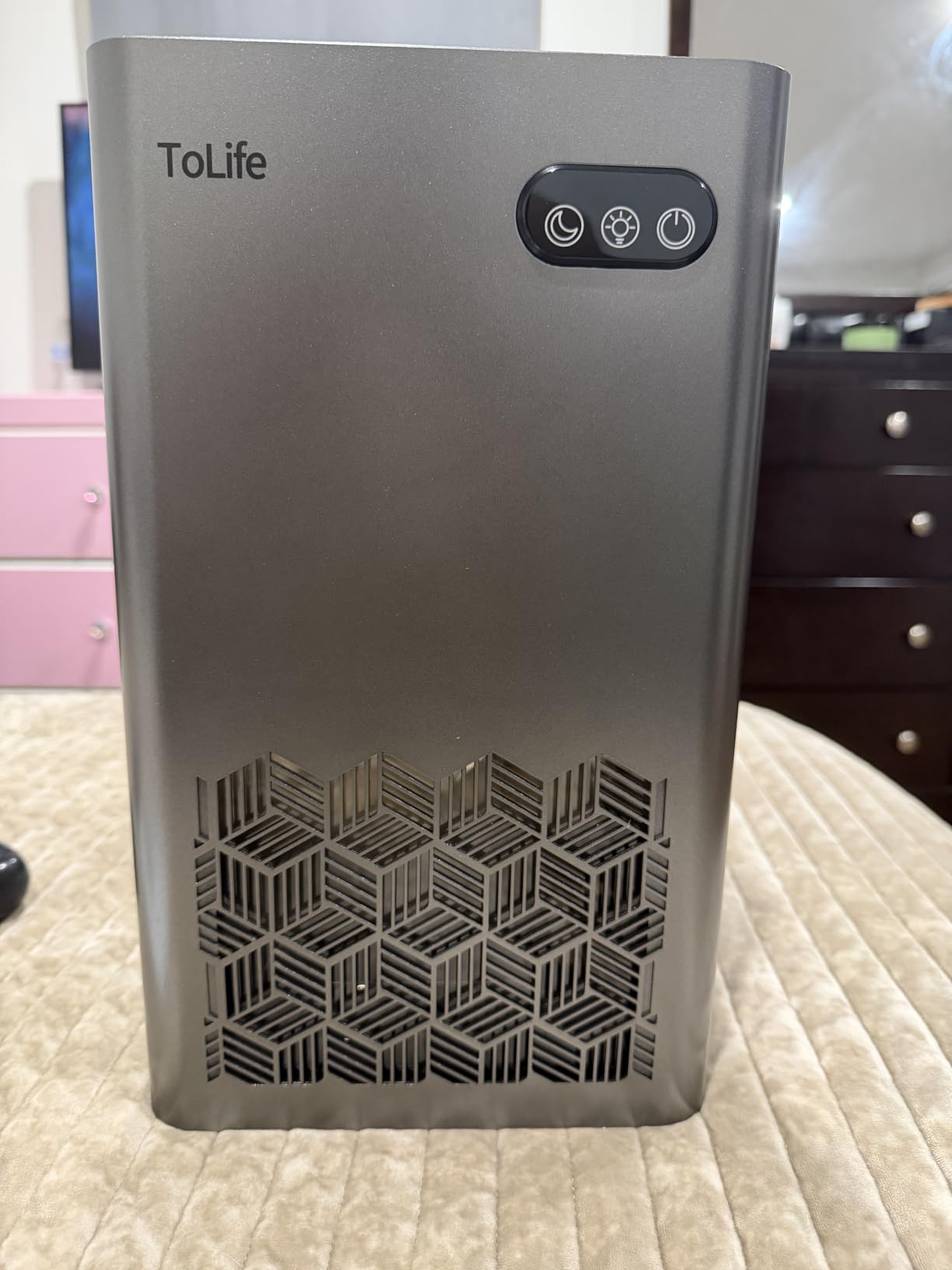 ToLife Dehumidifier for Home Bedroom 1000 sq.ft with Auto Shut-Off, White customer photo 2