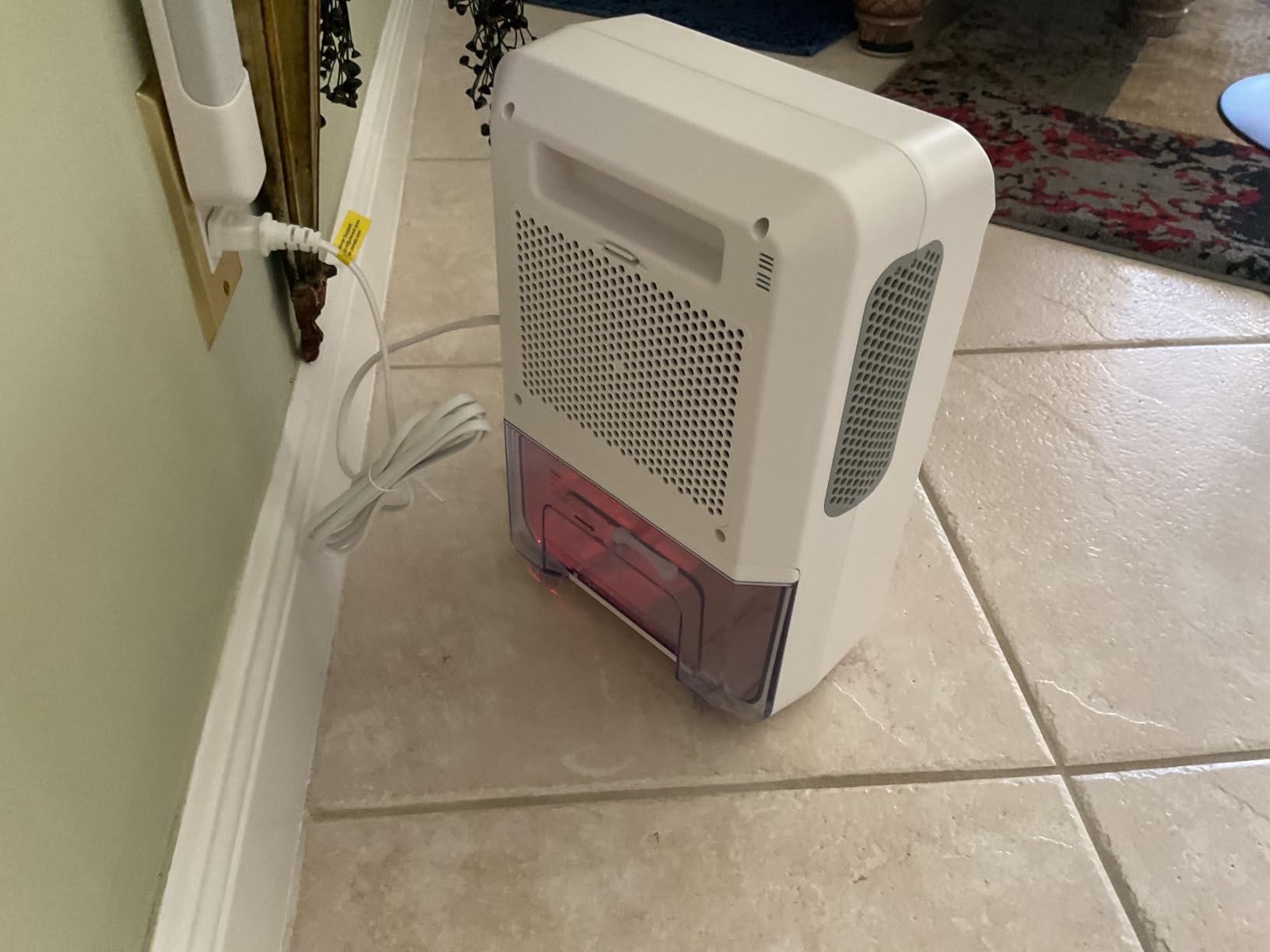 CLEVAST Small Dehumidifier for Bathroom, Bedroom, Quiet Operation, Portable customer photo 2