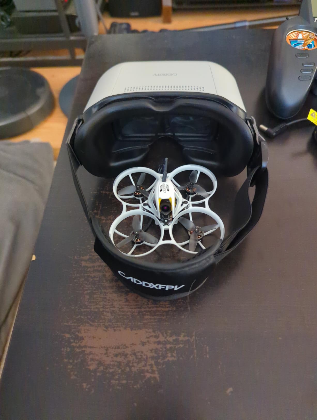 CADDXFPV Curve Micro 16 1S White FPV Whoop Drone, ELRS, 1080p 120fps, 500mW customer photo 2