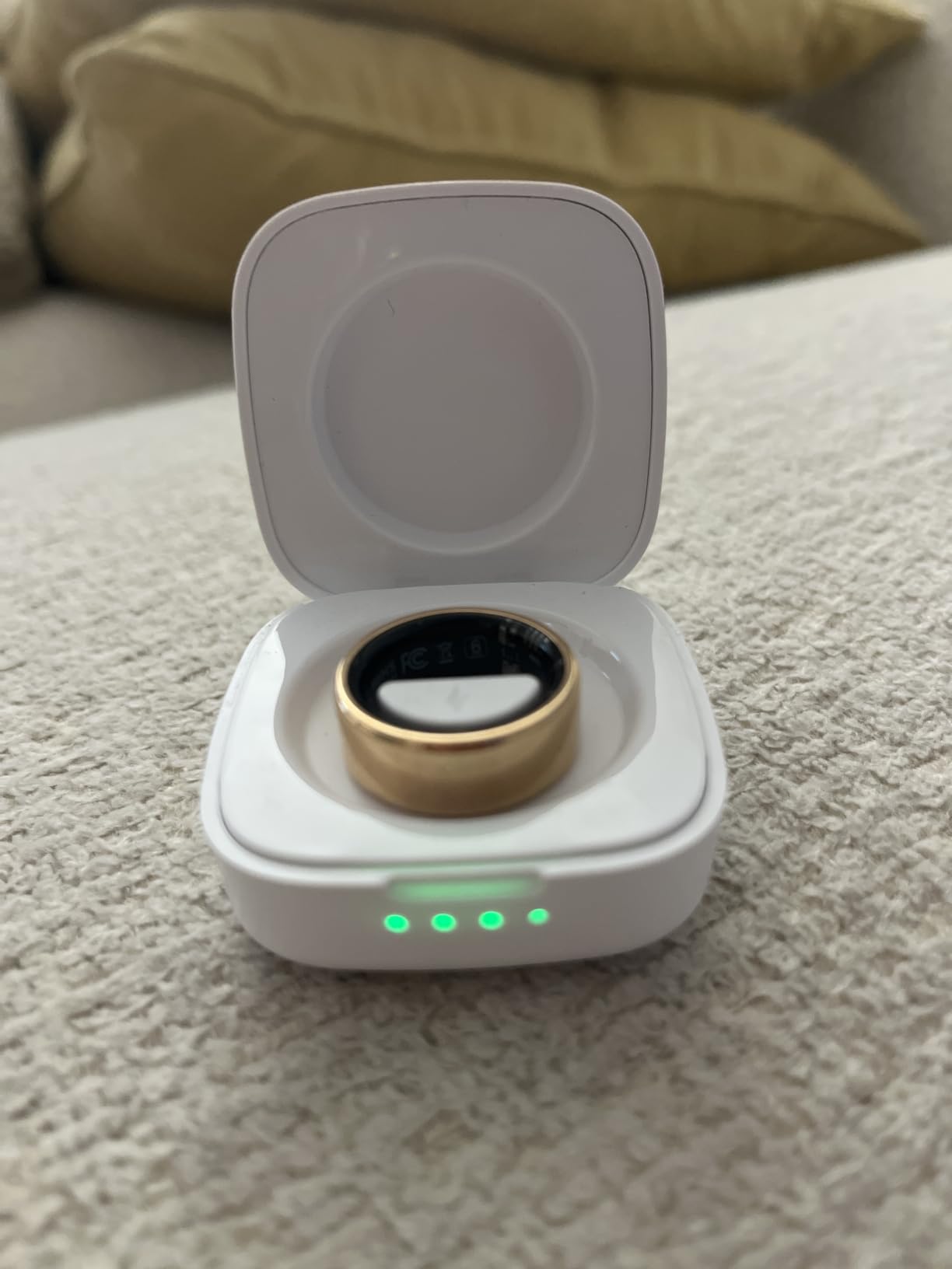 Smart Rings for Women Men, Fitness Ring with Heart Rate, Blood Oxygen, HRV, Stress, Sleep Tracker, Step Tracker, No Subscription Fee, lP68 Waterproof Smart Ring for iPhone & Android (Rose Gold 11#) customer photo 1