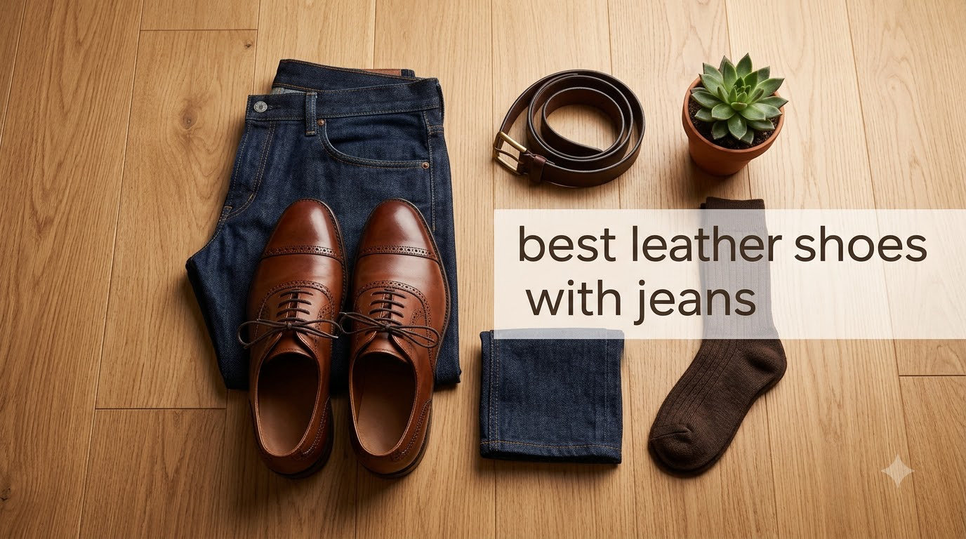 best leather shoes with jeans