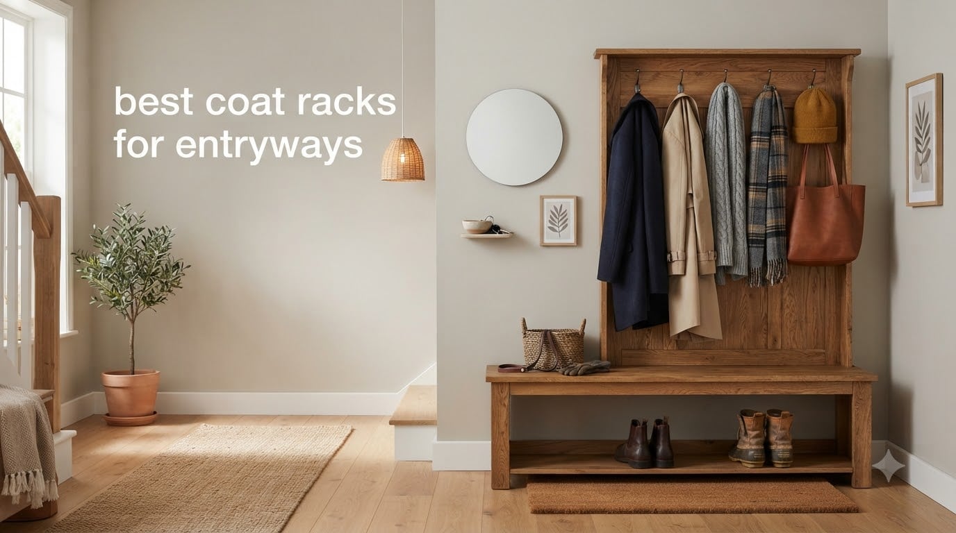 best coat racks for entryways
