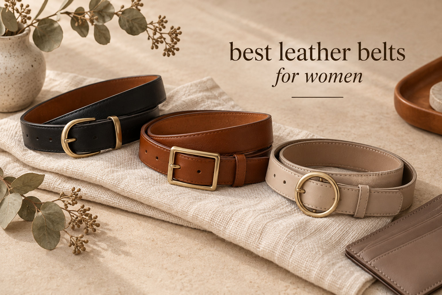 best leather belts for women