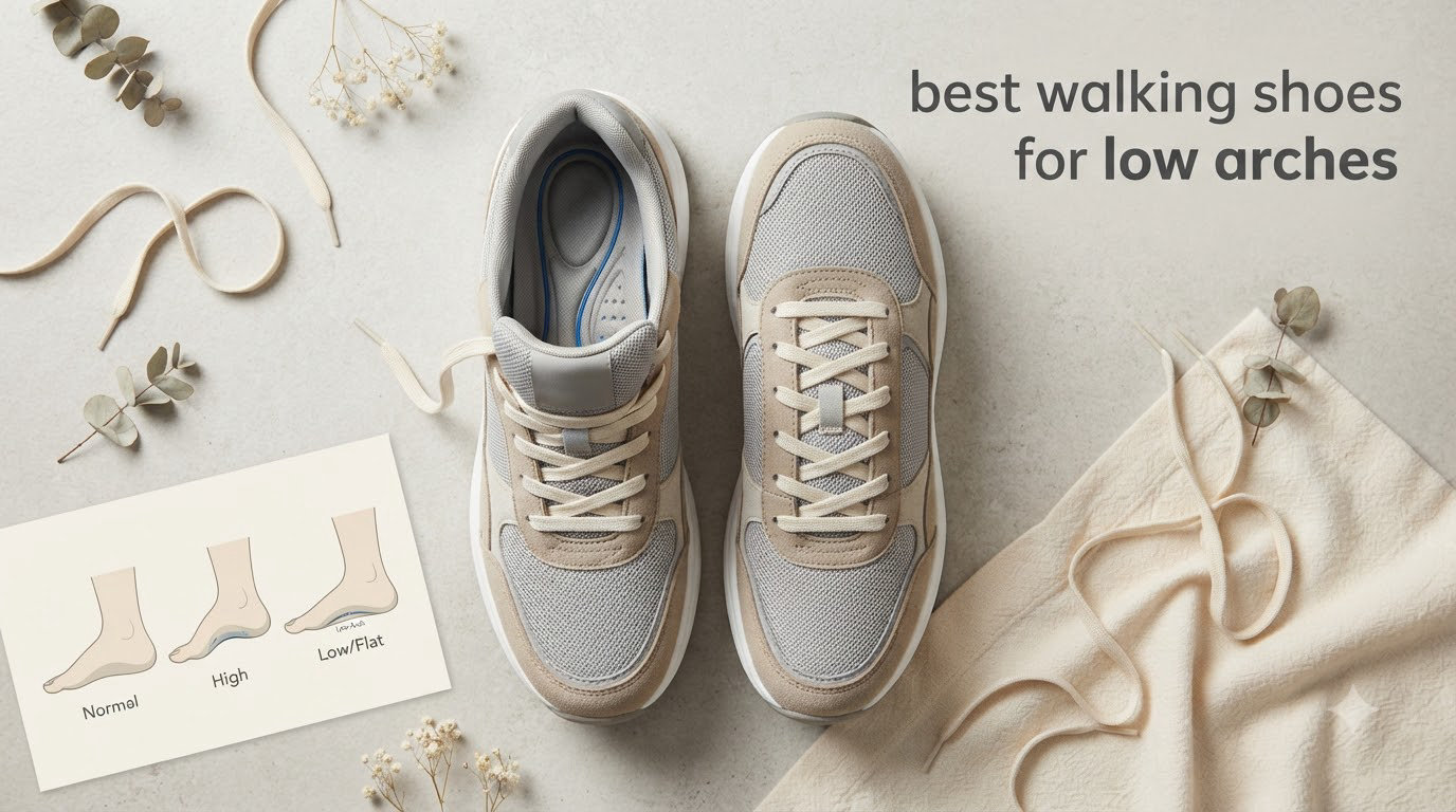 best walking shoes for low arches