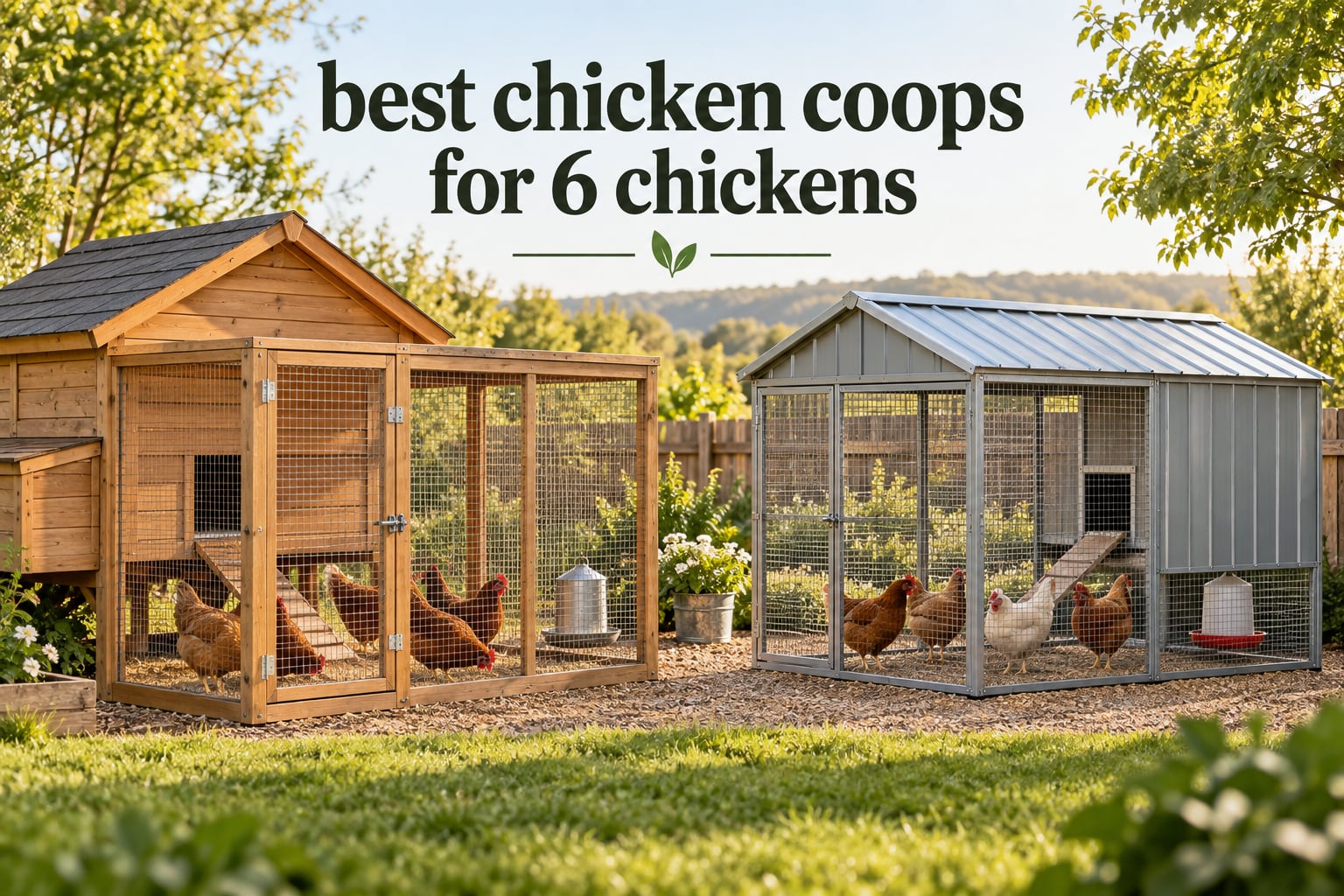 best chicken coops for 6 chickens