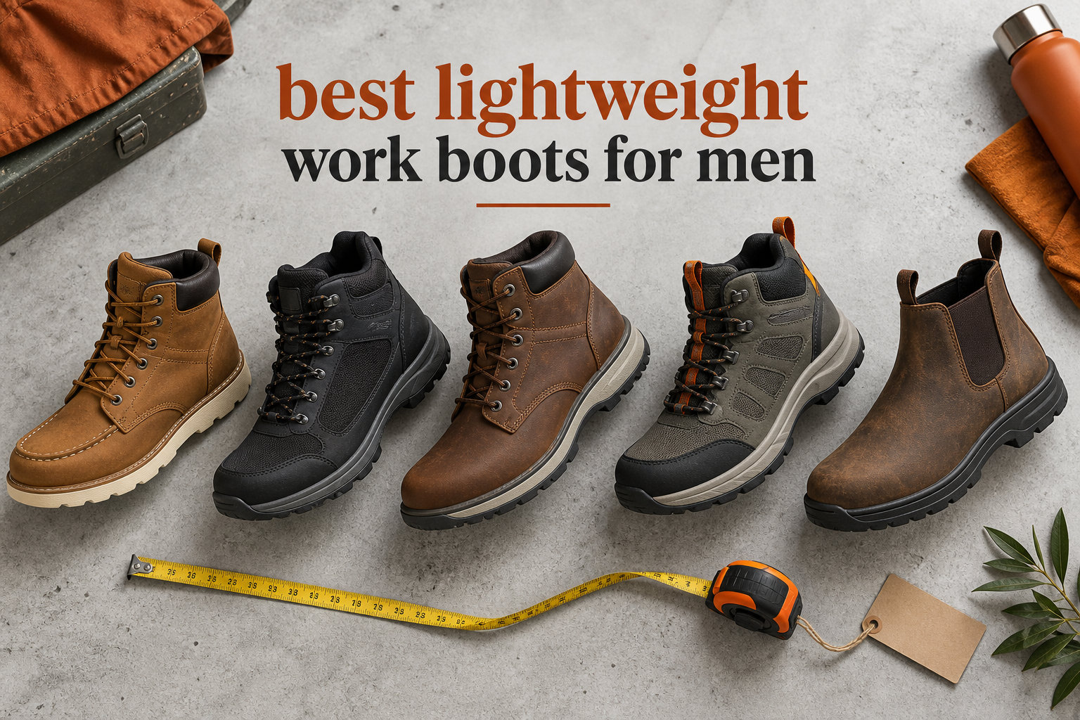 best lightweight work boots for men