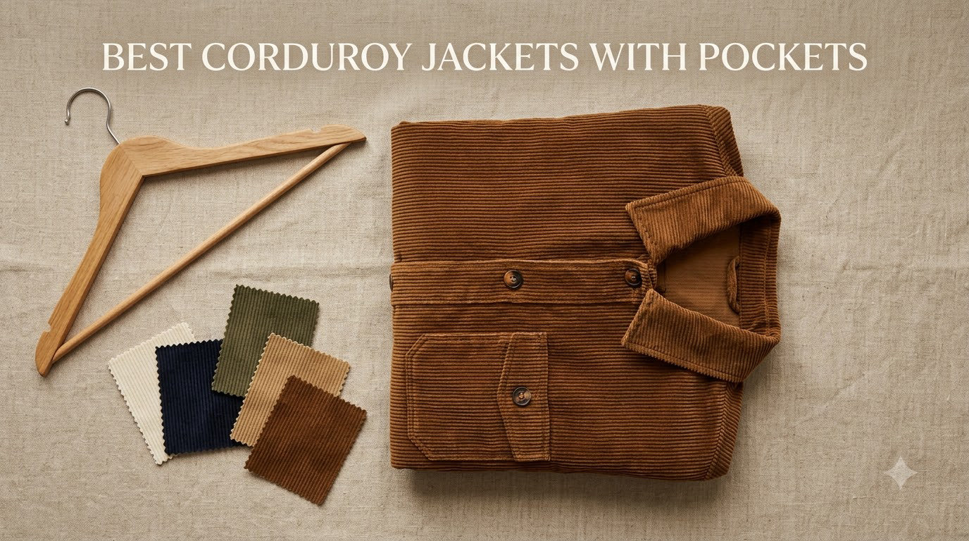 best corduroy jackets with pockets