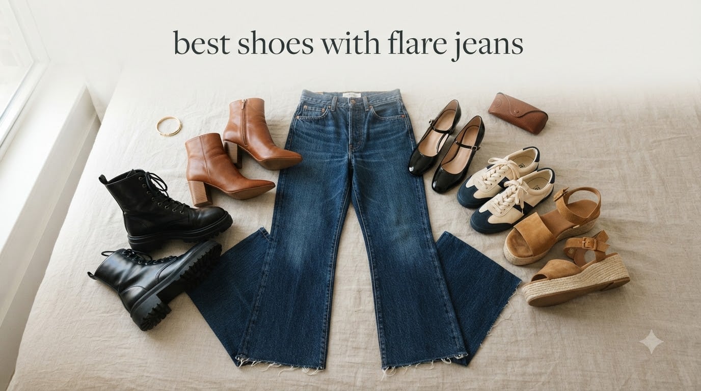 best shoes with flare jeans