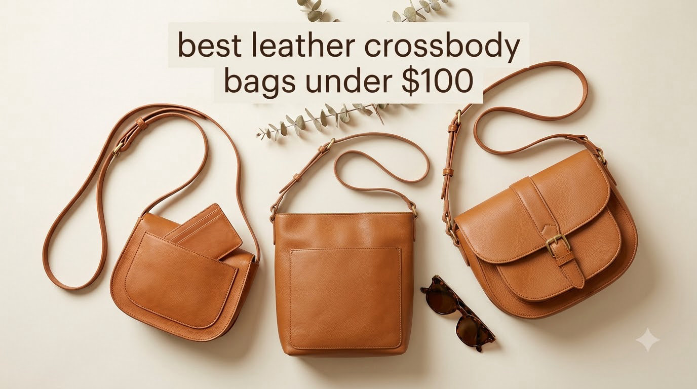 best leather crossbody bags under $100