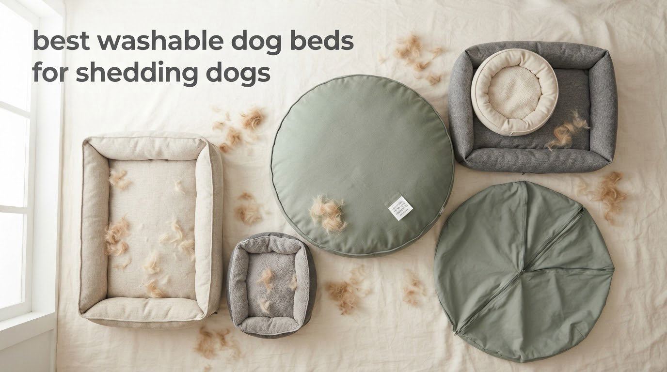 best washable dog beds for shedding dogs