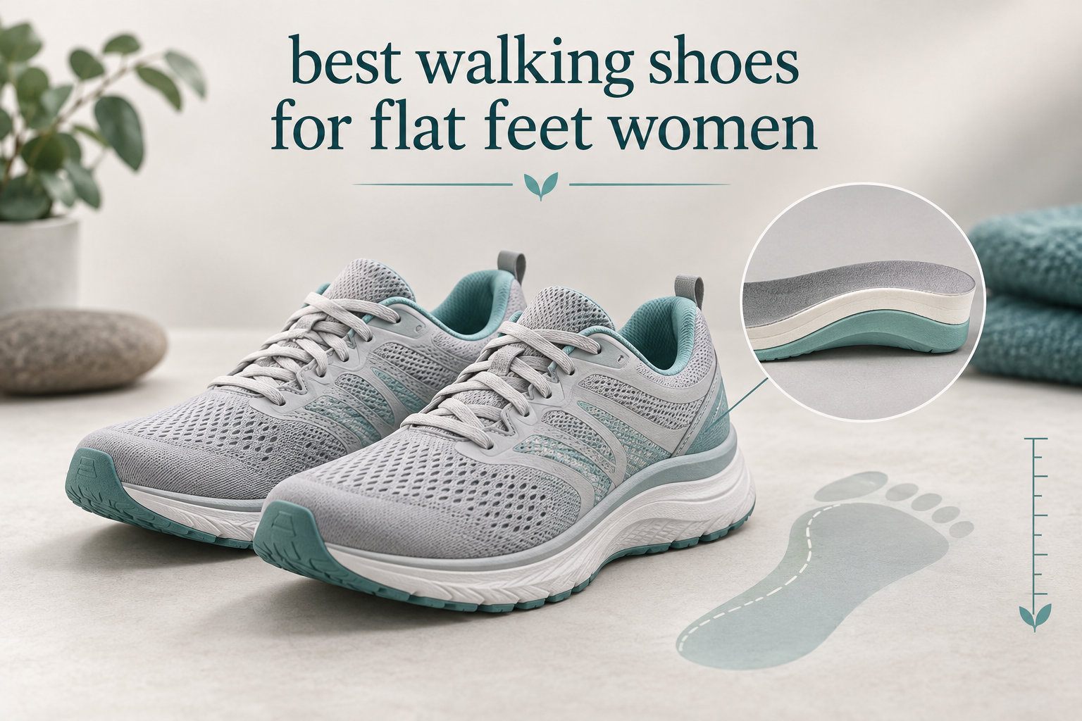 best walking shoes for flat feet women