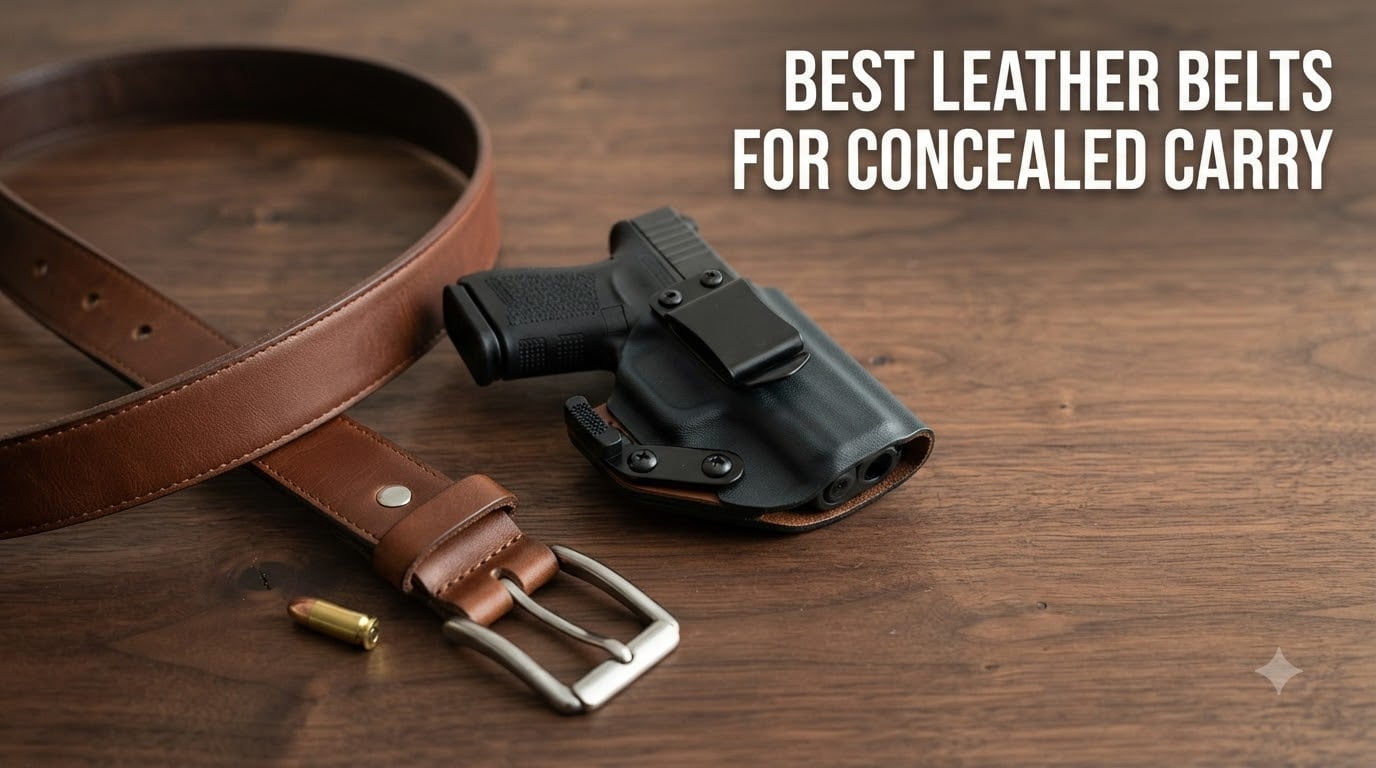 best leather belts for concealed carry