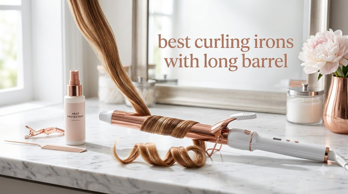best curling irons with long barrel