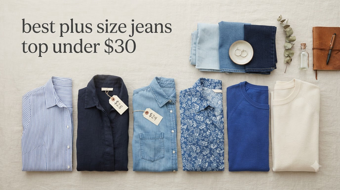 best plus size jeans top under $30