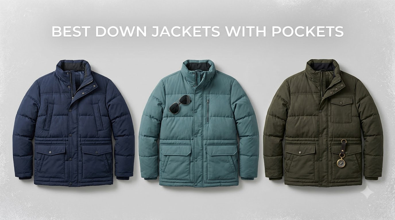 best down jackets with pockets