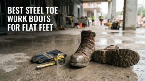 best steel toe work boots for flat feet