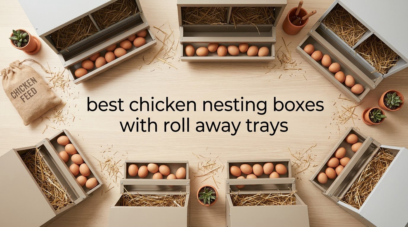 best chicken nesting boxes with roll away trays
