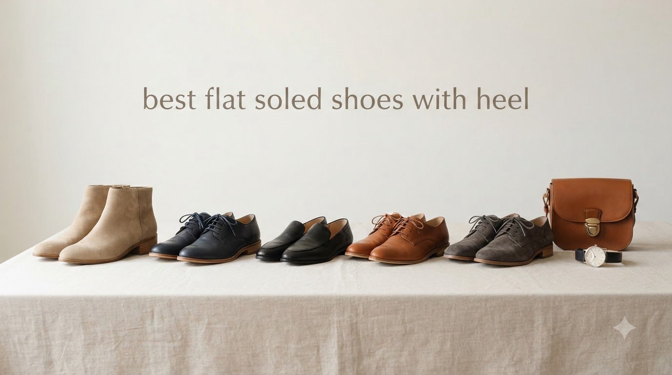 best flat soled shoes with heel