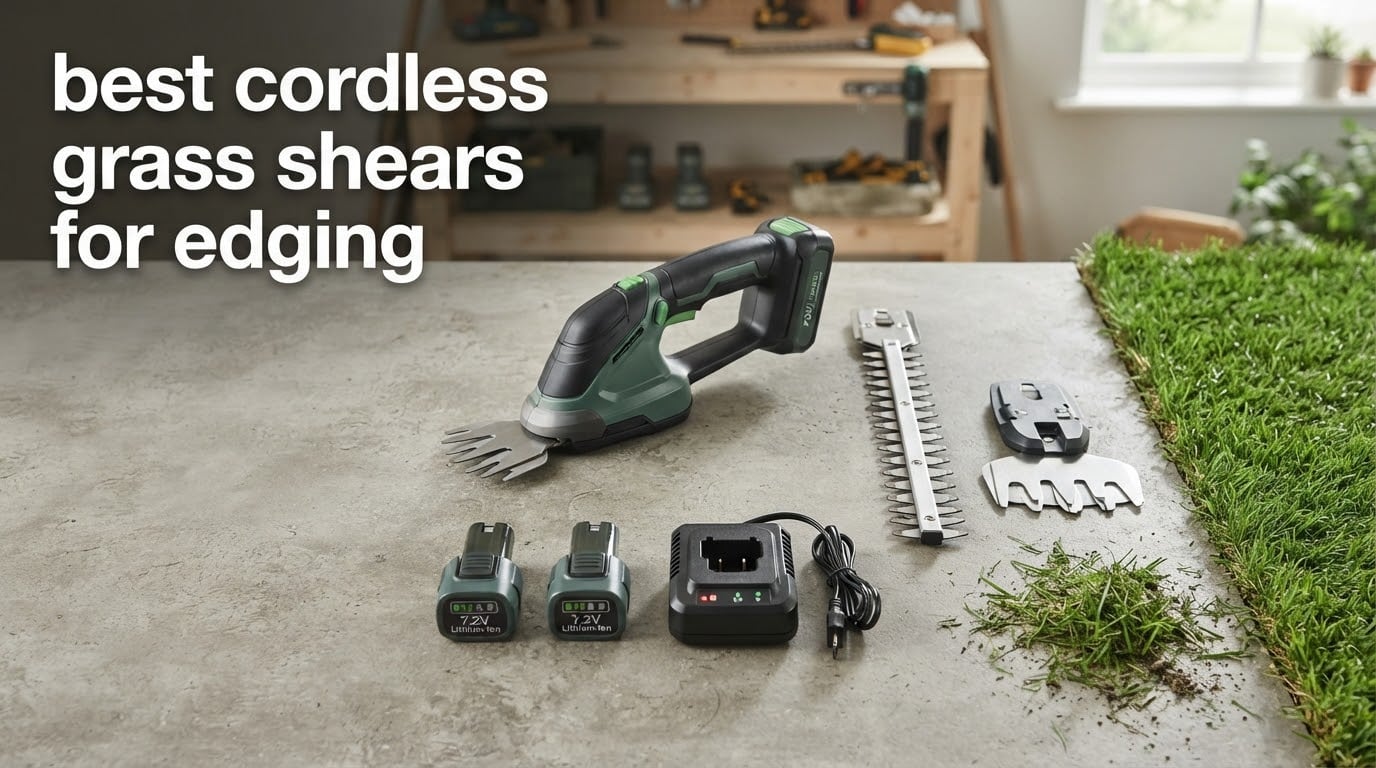 best cordless grass shears for edging